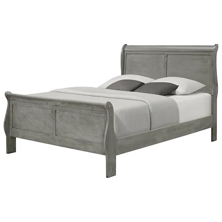 Transitional Twin Panel Bed